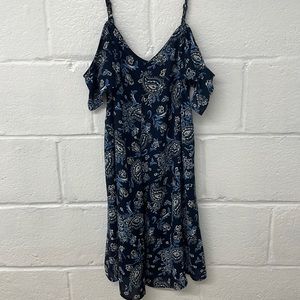 Paisley Blue Dress